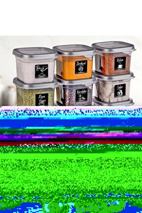 Saklama Erzak Kabı Kare 550 ml 12 Adet 24 Parça