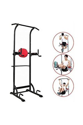 Fonksiyonlu Antreman Güç Kulesi Şınav Barfiks Mekik Egzersiz Istasyonu