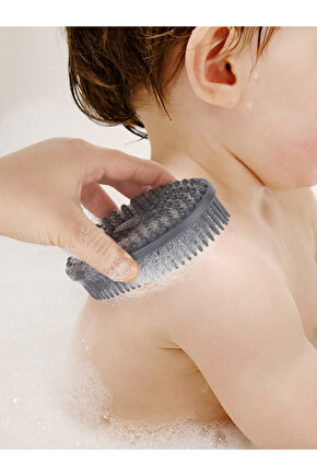 Silikon Masajlı Vücut ve Duş Fırçası Çocuk Yetişkin