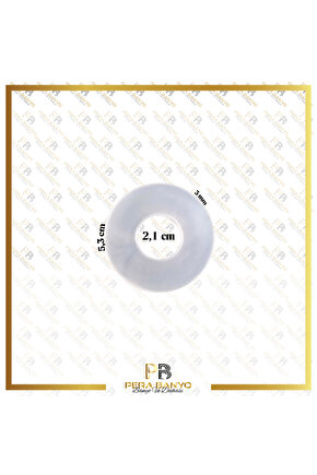 Vitra Uyumlu Gömme Rezervuar Iç Takım Boşaltma Grubu Contası 2.1x5.3 Cm