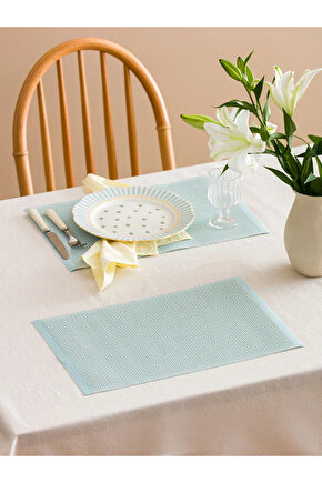 LCW HOME Mavi Amerikan Servis Seti 2li 35x40 cm