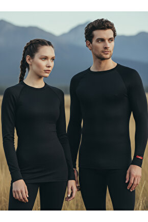 Unisex Termal Tişört 2. Seviye 9259 - Siyah
