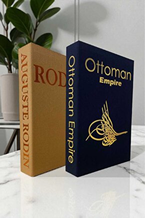 2’li Kumaş Kaplı Kitap Görünümlü Dekoratif Kutu | Hediye & Takı Kutusu