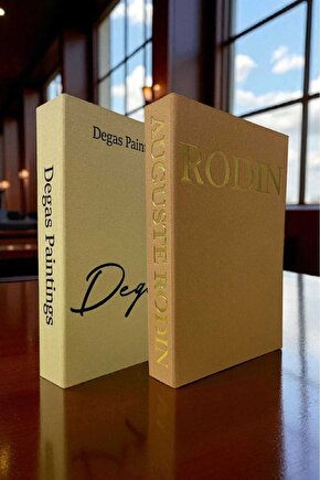 Kumaş Kaplı 2’li Dekoratif Kitap Kutu Set