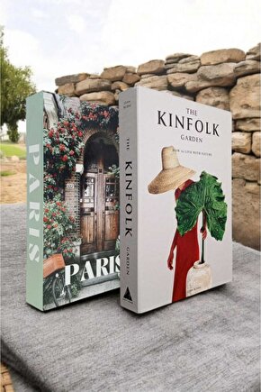 Dekoratif Kitap Görünümlü Kutu 2li Set Decorative Book Looking Box