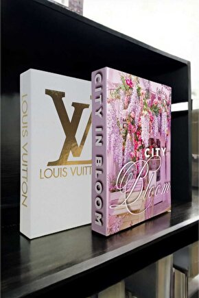 Dekoratif Kitap Görünümlü Kutu 2li Set Decorative Book Looking Box