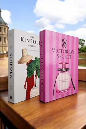 Dekoratif Kitap Görünümlü Kutu 2li Set Decorative Book Looking Box