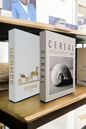 Dekoratif Kitap Görünümlü Kutu 2li Set Decorative Book Looking Box