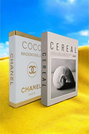 Dekoratif Kitap Görünümlü Kutu 2li Set Decorative Book Looking Box