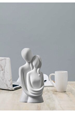 Bektaş Shop Sevgili Aşıklar Sarılmış Çift Biblo Dekor