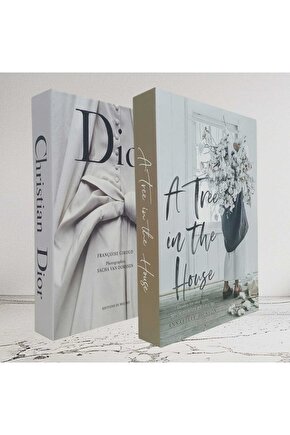 Dekoratif Kitap Görünümlü İçi Açılabilir Kutu 2 Adet