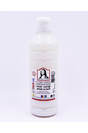 Parlak Resim Mobilya Cam Metal Vernik 500 ml Su Bazlı