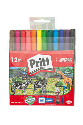 Keçeli Boya Kalemi 12 Renk