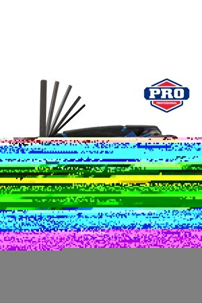 WP222028 8 Parça CR-V Metrik Çakı Tipi Profesyonel Allen Anahtar Takımı