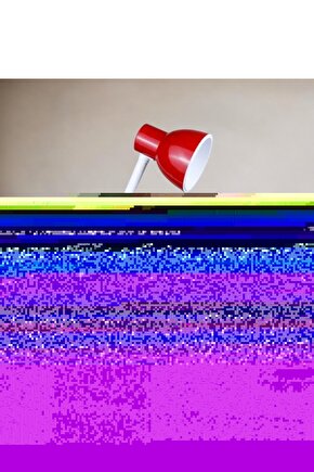 Kırmızı Renk, Elektrikle Çalışır, Masa, Çalışma, Okuma Lambası, Öğrenci Lambası, Gece Lambası