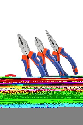 WP201007 200MM160MM Profesyonel 3’lü Pense Seti