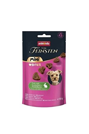 Vom Feinsten Hindi ve Tavşan Etli Mini Irk Yetişkin Köpek Ödül Maması 1 Adet 50 Gr