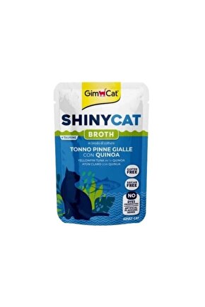 Shinycat Sos İçinde Ton Balıklı ve Kinoalı Pouch Yetişkin Konserve Kedi Maması 1 Adet 70 Gr