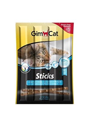 Sticks Somon ve Morina Balıklı Kedi Ödül Çubuğu 1 Adet 4x20 Gr