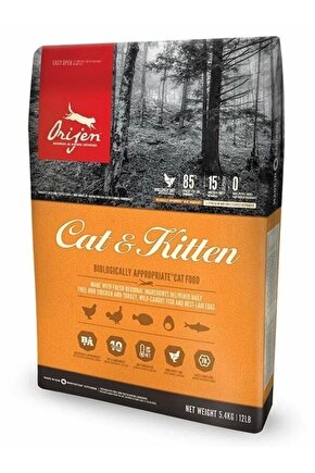 Kitten Tahılsız Tavuklu Yavru ve Yetişkin Kedi Maması 1.8 Kg