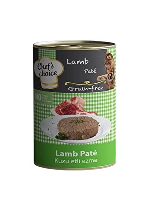 Chefs Choice Kıyılmış Kuzulu Yetişkin Konserve Kedi Maması 1 Adet 400 Gr