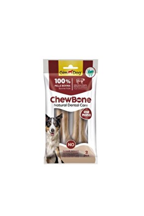 Chew Bone Diş Sağlığı Destekleyici Naturel Press Köpek Çiğneme Kemiği 120 gr 14 Cm 2 Adet