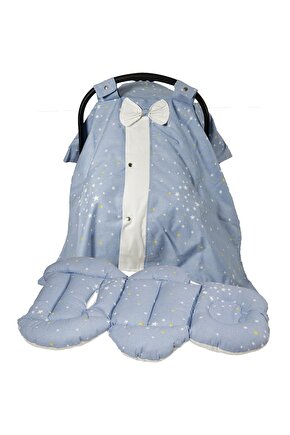 Puset Örtüsü, Puset Çarşafı, Ortopedik Puset Minderi 3 Lü Set