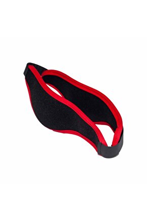 Kepçe Kulak Ameliyatı Sonrası Medikal Bandaj | Siyah-Kırmızı Kulak Destek Bandı | Esnek, Rahat,