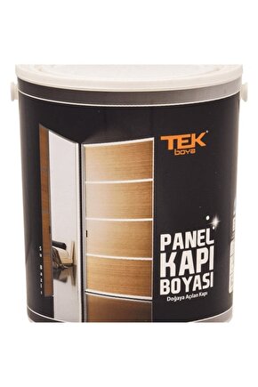 Tek Panel Kapı Boyası Solvent Bazlı Beyaz 2,5l
