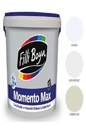 Momento Max Tam Silinebilir Yıkanabilir Silikonlu Mat Boya 15lt (kum Beyazı)