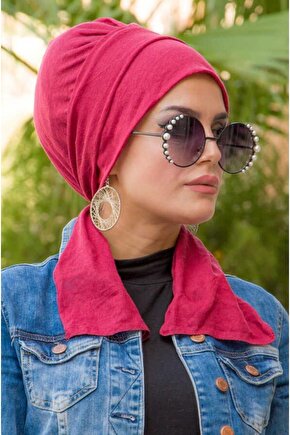 Tesettür Atkılı Bone - 40200