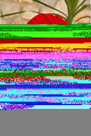 Kırmızı Burgu Detaylı Bone