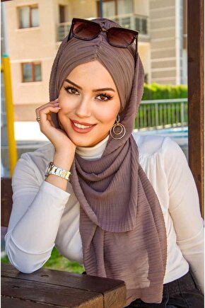 Vizon Kelebek Bone Şal