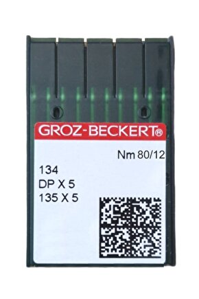 Groz - Beckert Dpx5 1280 Kalın Dip Düz Dikiş Makine Iğnesi (10 Adet)