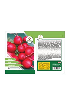 Birtaş Kırmızı Fındık Turp Tohumu
