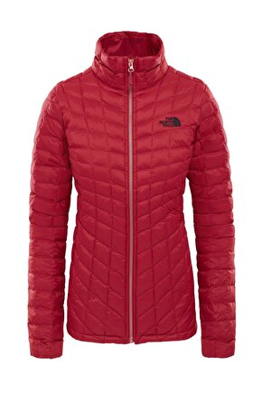 Thermoball Full Zip Kadın Mont Kırmızı