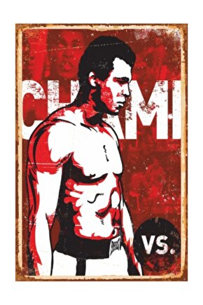 Muhammet Ali (10 Cm X 20 Cm) Mini Retro Ahşap Poster