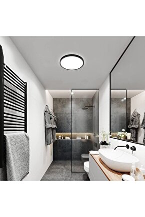 24 Watt Günışığı Ledli, Çok Kaliteli Sıva Üstü Metal Kasa Tavan Armatürü, 1700 Lümen 3000K Armatür