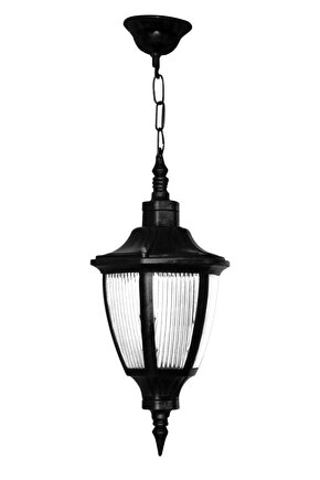 Birinci Sınıf Dekoratif Plastik Avize - Tavan Apliği - Siyah