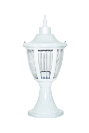 Set Üstü Fener Beyaz Dış Mekan Bahçe Aydınlatma Armatürü