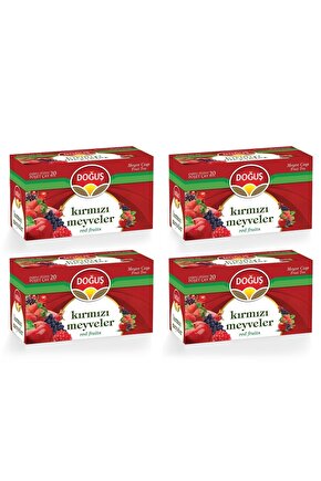 Doğuş Kırmızı Meyveler Çayı 20li X 4 Adet