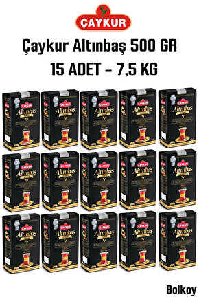 Çaykur Altınbaş 15 Li 500 gr ( 1 Koli) Rizeden Rize Çayı