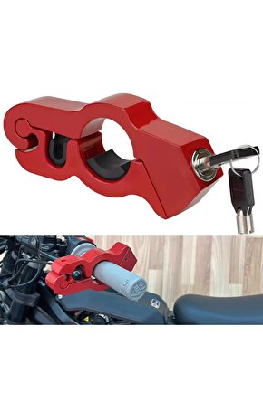 Motosiklet Gidon Kilidi Anti-Hırsızlık Alüminyum Fren & Gaz Kolu Güvenlik Kilidi Scooter ATV