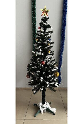 Yılbaşı Ağacı 90 cm Sık Dallı Plastik Ayaklı