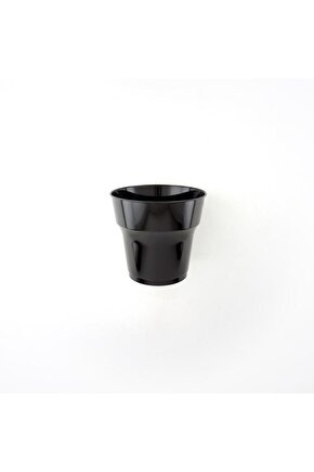 Kristal Renkli Bardak Siyah 10lu