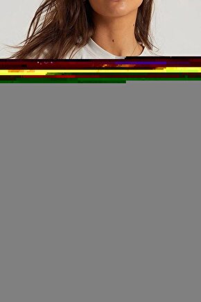 Unisex Baskılı Oversize T-Shirt - Beyaz