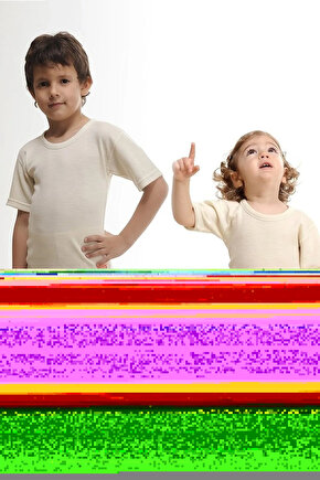 Çocuk Unisex Baskılı T-Shirt - Siyah