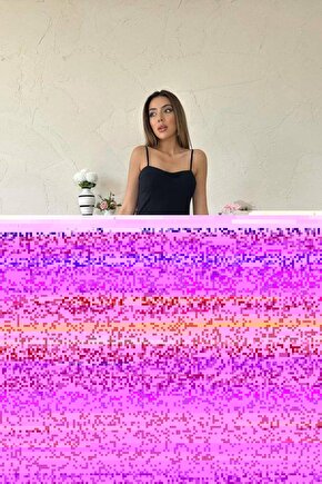 Erkek Siyah Sıfır Yaka Pamuklu Yarım Kollu Fanila