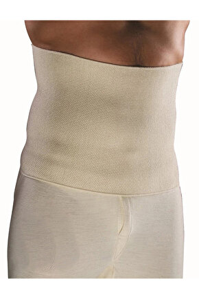 Unisex Krem Yün Bel Korsesi
