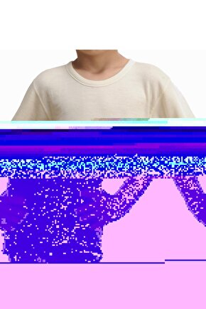 Çocuk Yün Kısa Kol Atlet % 75 Yün 25 Akrılık